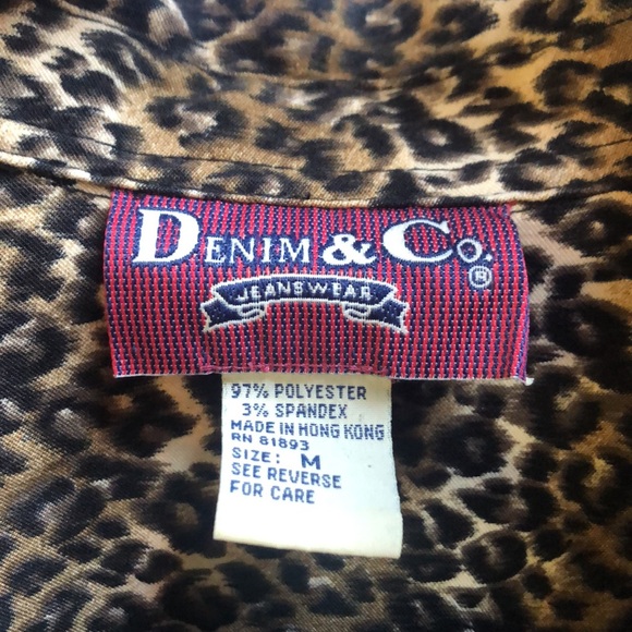 Denim & Co Button Up - Picture 3 of 9